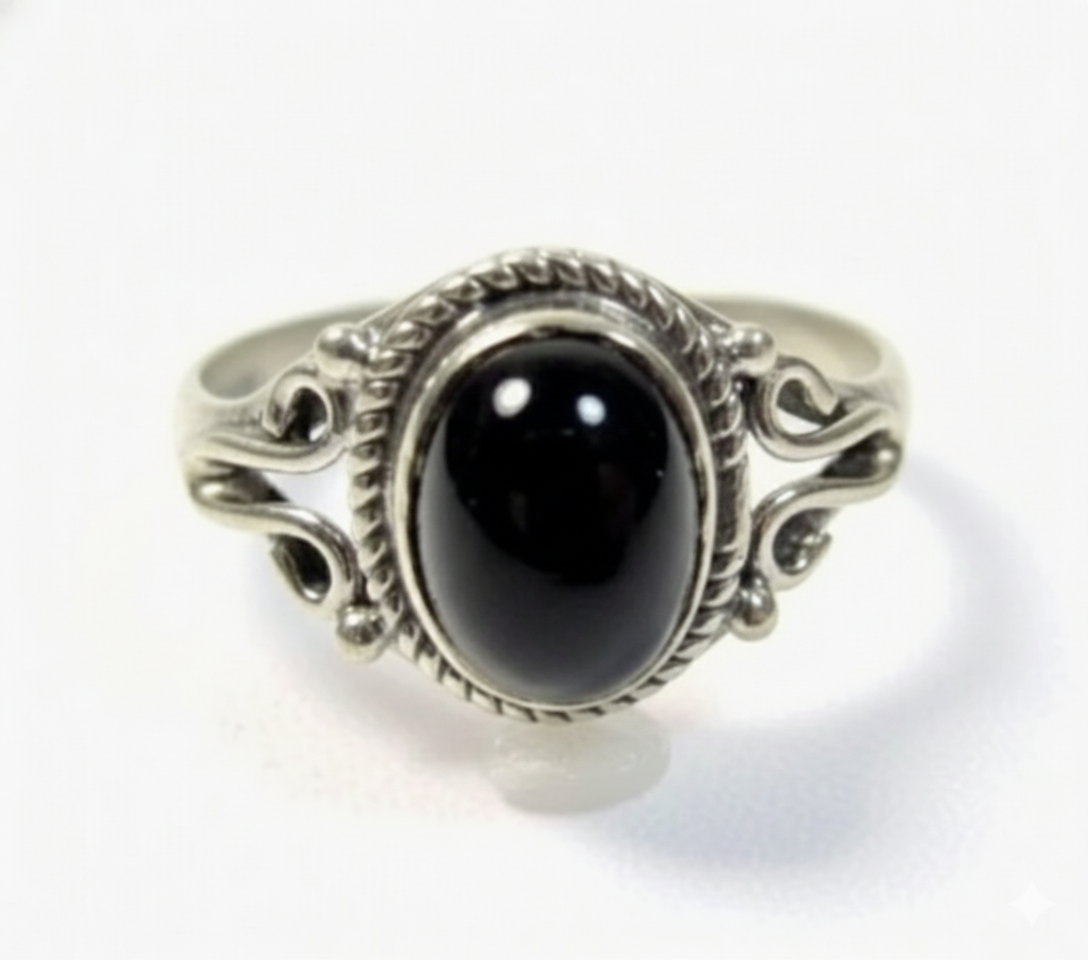 オニキスヴィンテージリング